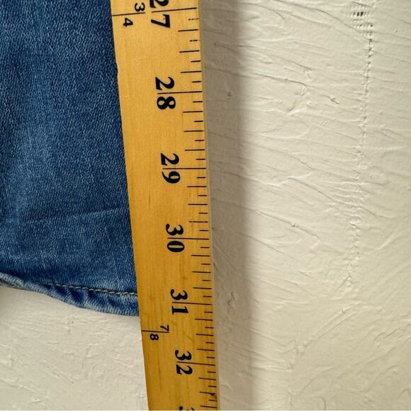 Levi’s 725 High Rise Bootcut Jeans Womens 32 Blue Stretch Denim Casual Zip Fly - Picture 10 of 15